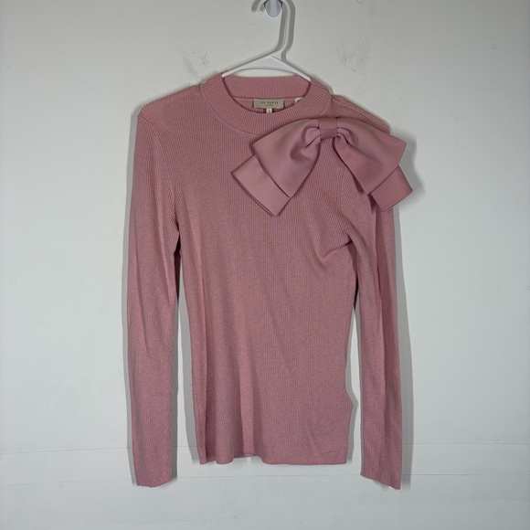 Ted Baker Nehru Bow Sweater Size 3 or US 8 - Picture 3 of 11